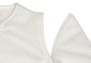 Jollein Sleeping Bag with Removable Sleeves - Ivory Rib 70cm (3-6 months)