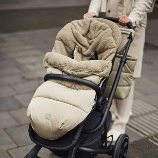 Stroller/Pushchair Footmuff - Puffed Olive green
