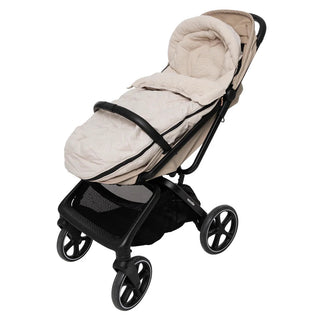 Stroller/Pushchair Footmuff - Embossed Sand