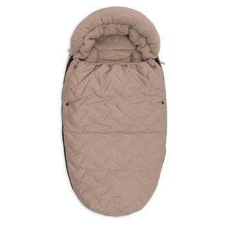 Stroller/Pushchair Footmuff - Embossed Milky Coffee