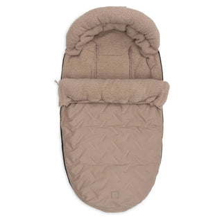 Stroller/Pushchair Footmuff - Embossed Milky Coffee