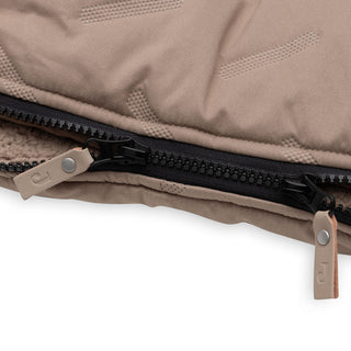 Stroller/Pushchair Footmuff - Embossed Milky Coffee