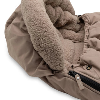 Stroller/Pushchair Footmuff - Embossed Milky Coffee