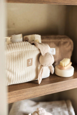 Jollein Pouch - Coffee Cloudy Rib - Mokee
