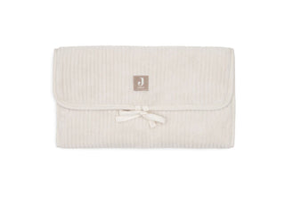 Jollein Changing Pad With Storage Pockets - Oatmeal Cloudy Rib - Mokee