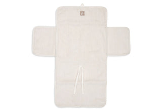 Jollein Changing Pad With Storage Pockets - Oatmeal Cloudy Rib - Mokee