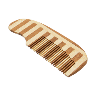 Baby Bamboo Brush Set - Natural/Walnut Stripe