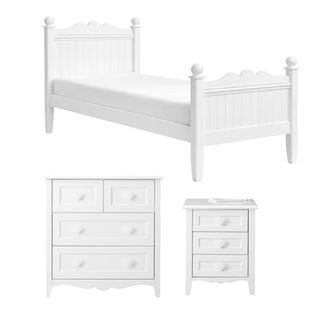 Princess 3-Piece Furniture Set (5 Drawer Chest) - Mokee