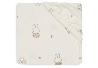 Cot Bed Fitted Sheet | 140 x 70 cm - Miffy Family Farm