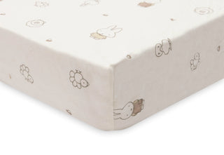 Cot Bed Fitted Sheet | 140 x 70 cm - Miffy Family Farm