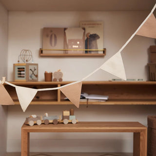 Cotton Bunting | Biscuit / Ivory