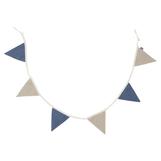 Cotton Bunting | Jeans Blue / Olive Green
