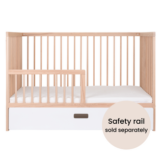 Mini Cot Bed With Mattress - Ultimate Air Bundle 5 in 1 - Beech - Mokee