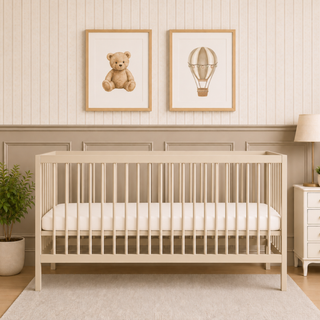Mini Cot Bed with Drawer -  Cashmere (120x60)
