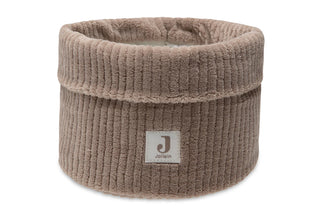Jollein Changing Table Basket - Cloudy Rib - Milky Coffee - Mokee
