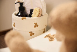 Jollein Changing Table Basket - Mini Teddy Bear - Mokee