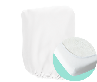 2 Pack Cot Bed Mattress Protectors | 140x70 | White Waterproof - Mokee