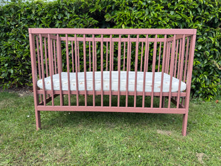 Mini Cot Bed - Dusty Rose (120x60) Solid beechwood