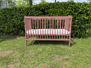 Mini Cot Bed - Dusty Rose (120x60) Solid beechwood
