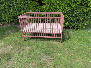 Mini Cot Bed - Dusty Rose (120x60) Solid beechwood