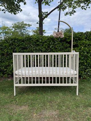 Mini Cot Bed - Cashmere (120x60) Solid beechwood