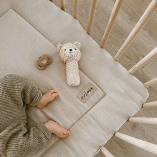 Jollein Teddy Bear Rattle - Naturel - Mokee