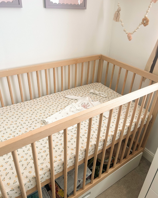 Mini Cot Bed With Mattress - Essential Drawer Bundle 5 in 1 - Beech - Mokee