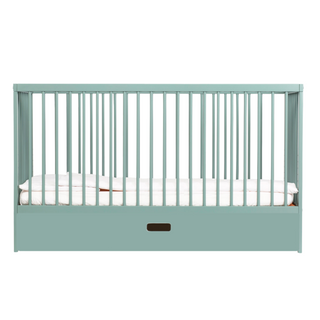 Midi Cot Bed with Drawer - Stone Teal - Mokee