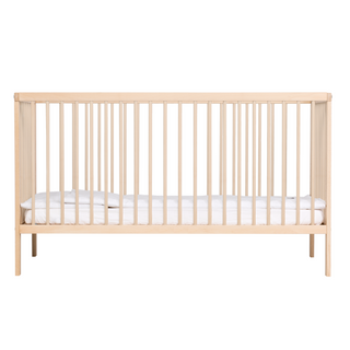 Midi Cot Bed - Beech (140 x 70) Untreated Solid Beechwood - Mokee