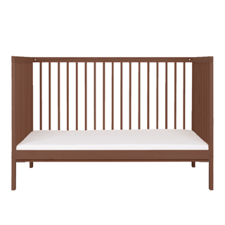 Mini Cot Bed With Luxury Breathable Air Mattress - Walnut (Archived by Yogesh on 23 January 2026) - Mokee
