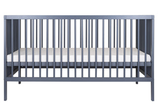 Midi Cot Bed - Stone Blue (140 x 70) Solid Beechwood