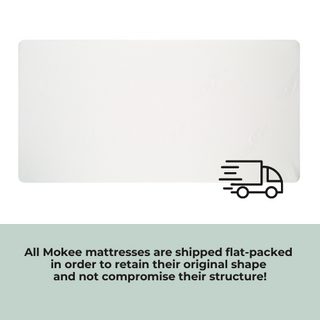 Midi Cot Bed With Aloe Vera Mattress - White Beech (140x70) - Mokee