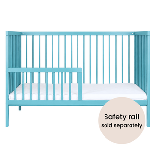Mini Cot Bed with Drawer -  Ocean Teal (120x60)