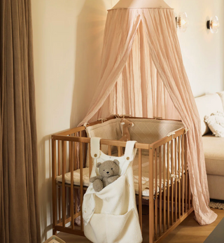 Jollein Nursery Canopy 245cm - Wild Rose - Mokee