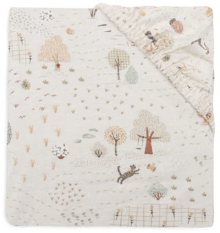 Jollein Cot Bed Fitted Sheet | 140 x 70 cm - Tiny Park - Mokee