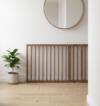 Mokee Foldable Playpen - Walnut