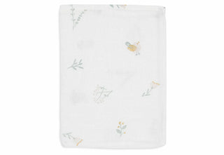 Jollein Washcloth Muslin 15x20cm - Lovely Birds - 3 pack - Mokee