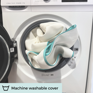 Midi Cot Bed With Drawer & Luxury Breathable Air Mattress - Walnut - Mokee