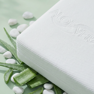 Mini Cot Bed With Premium Aloe Vera Mattress - Dusty Aqua (120x60)