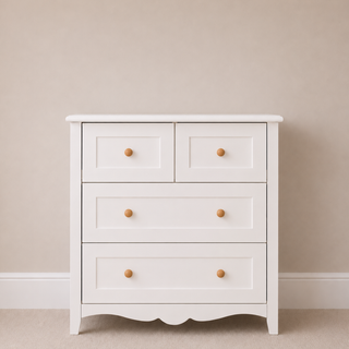 4 Drawer Chest with Beech Handles - Mokee