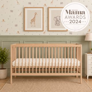 Midi Cot Bed - Beech (140 x 70) Untreated Solid Beechwood