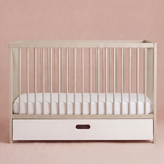 Mini Cot Bed - Cashmere (120x60) Solid beechwood
