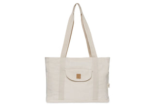 Linen-Look Twill Changing Bag