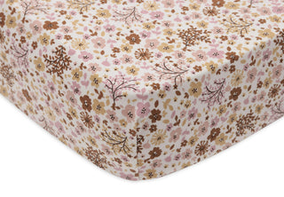 Jollein Cot Bed Fitted Sheet | 140 x 70 cm - Flower Fairies