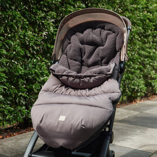 Stroller/Pushchair Footmuff - Puffed Grey
