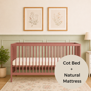 midi dusty rose with natural mattress