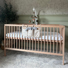 Midi Cot Bed - Beech (140 x 70) Untreated Solid Beechwood