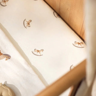 Jollein Cot Bed Fitted Sheet | 140 x 70 cm - Nostalgic Ride