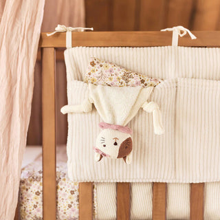 Jollein Nursery Pocket Organiser - Oatmeal Cloudy Rib