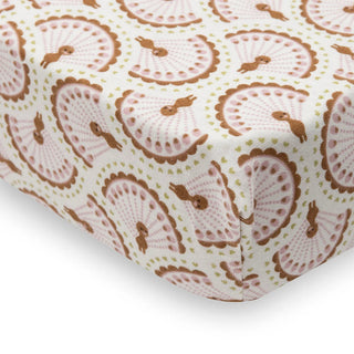 Toddler Bed Fitted Sheet | 140 x 70 cm - Soft Plumes
